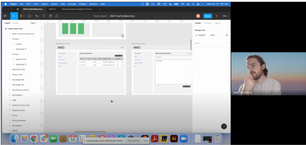 Photos from co-creation sessions/workshop activities or workflow diagrams