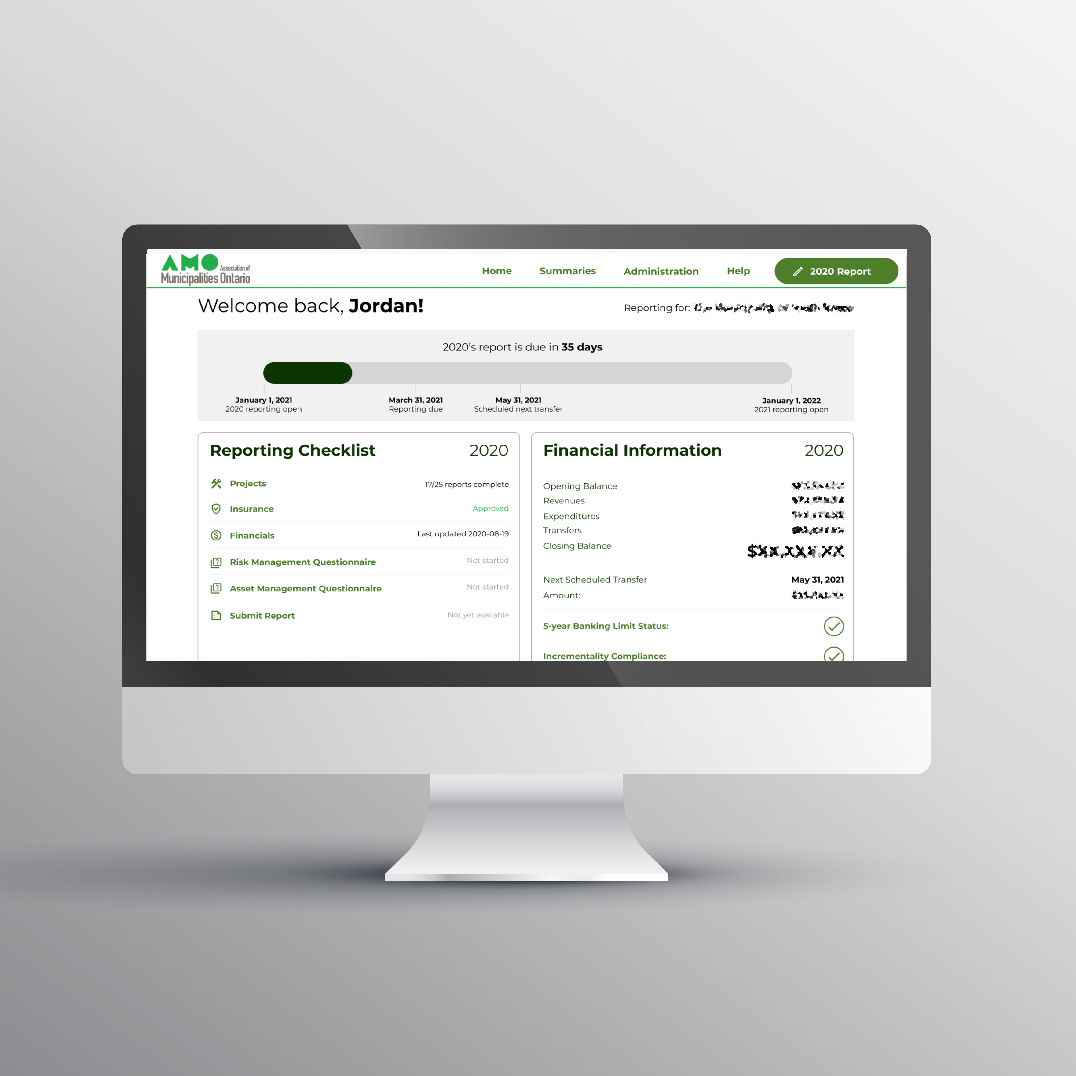 Municipal Reporting System Redesign