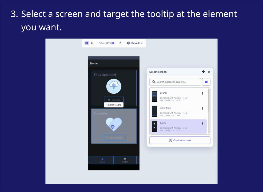 Step 3: Target Element