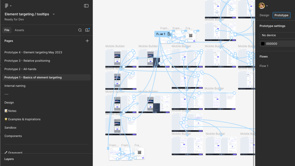 Early tooltip prototype