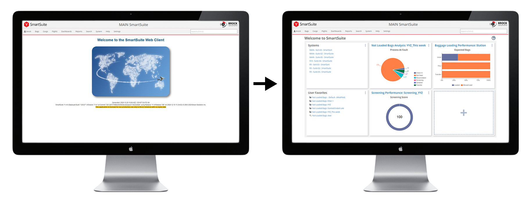comparison of old versus new landing pages