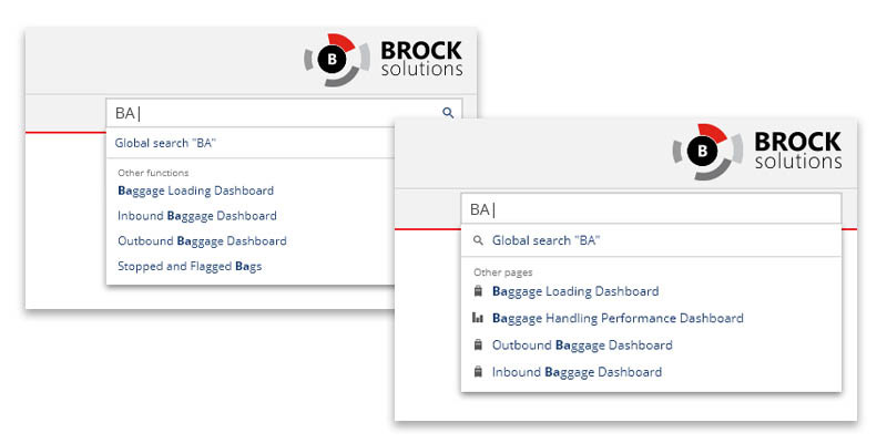 iterations of the search functionality